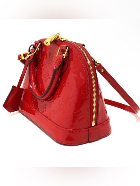 Louis Vuitton Handbags - LOUIS VUITTON Vernis Alma BB in Red
